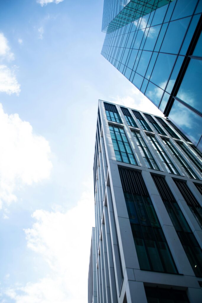 Low-Angle Shot of Modern Buildings